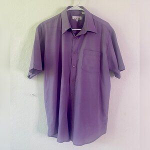 Lilac button-up shirt
